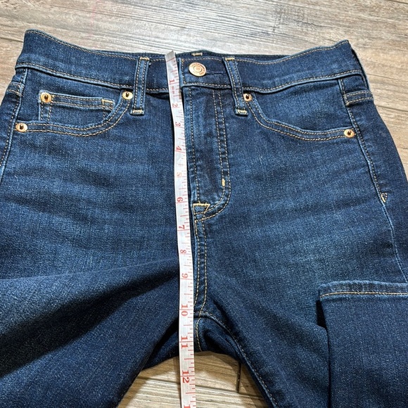 Gap true skinny high-rise size 25 (0 Regular) Classic Blue Denim Jeans - Picture 5 of 6